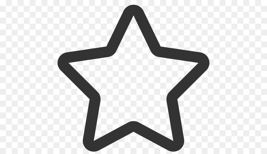 Icone Del Computer Segnalibro - stella bianca