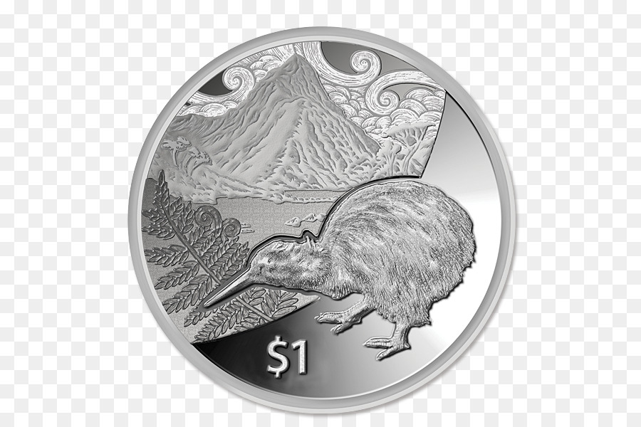 Dollaro della nuova Zelanda Perth Mint Prova di conio - moneta d'argento