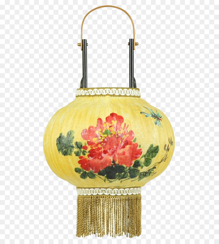 Lighting Flower Vase - Aquarell Pfingstrose