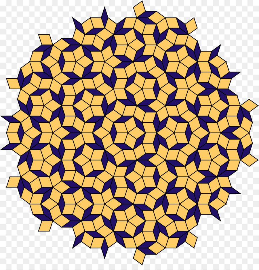 Penrose tiling Aperiodisch Fliesen Mosaik Quasicrystal Geometrie - Fliesen