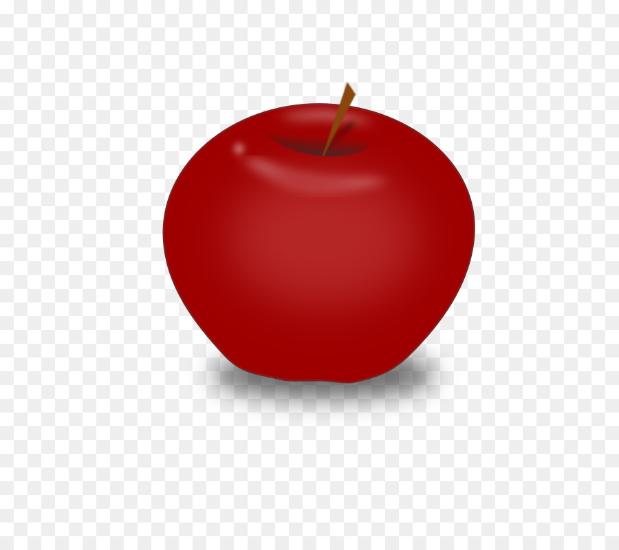 Apple Bleistift clipart - roter Apfel