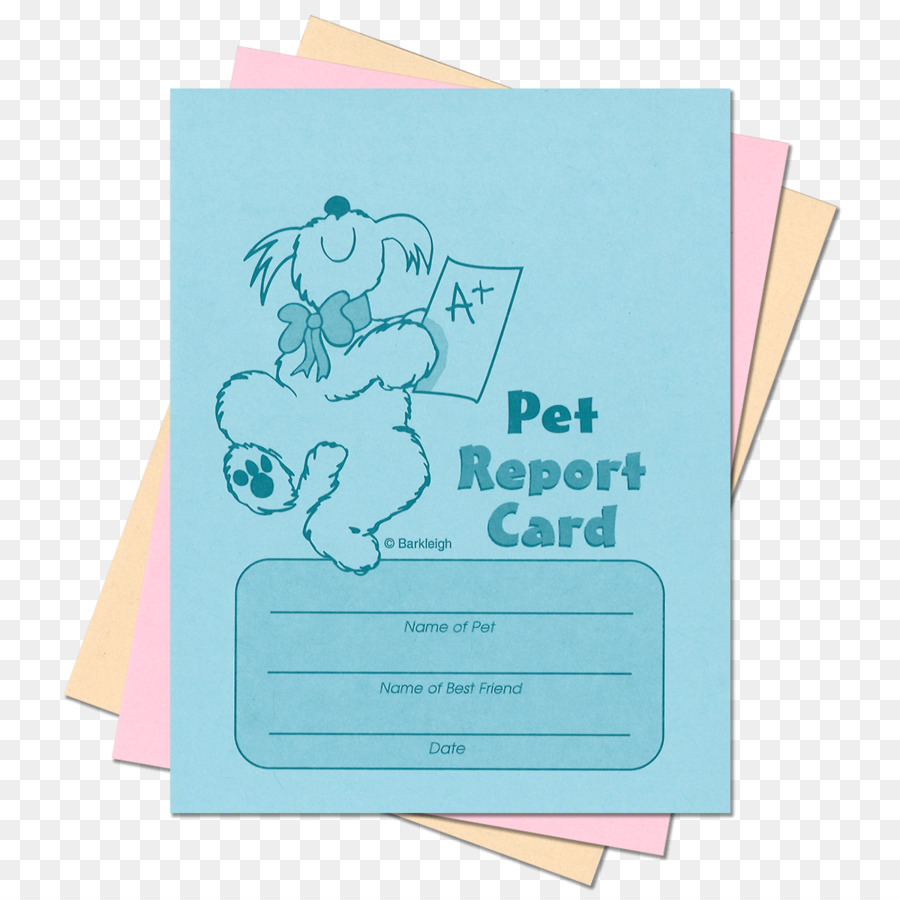 Dog grooming Report card Template-Buch-Bericht - persönliche Karte