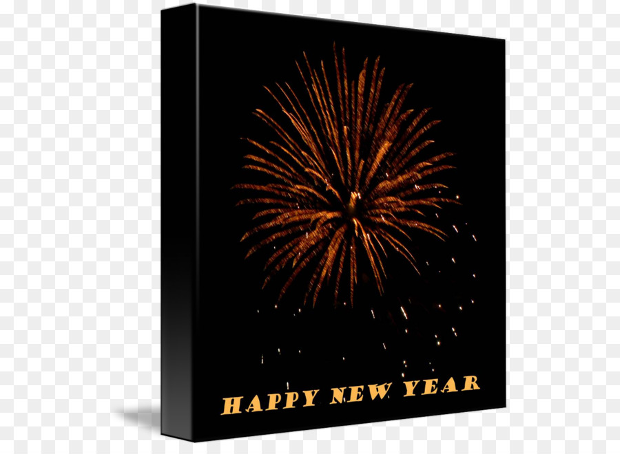 Fuochi artificiali il Nuovo Anno di fotografia Stock - carta di fuochi d'artificio