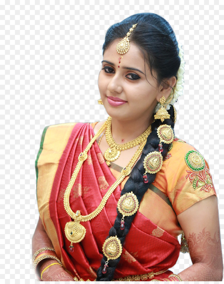 Schmuck Sari-Modell Braut Hochzeit Kleid - Indische