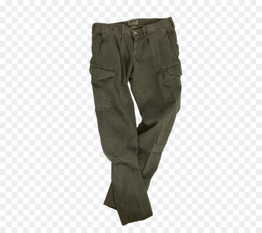 Cargo Hose Jeans Khaki Tasche - Mantel