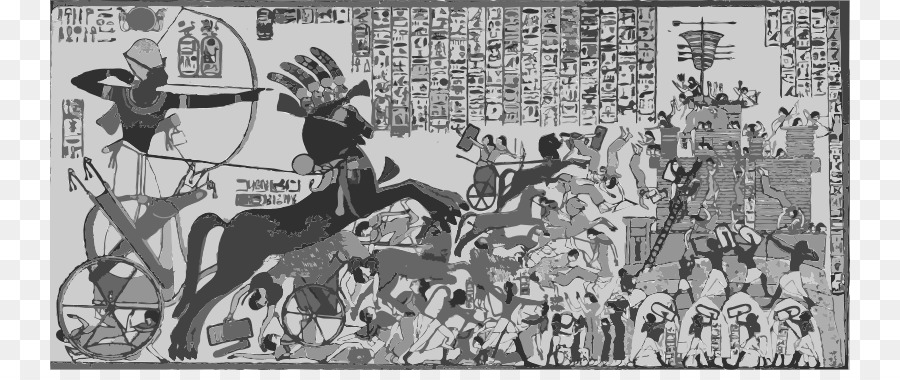 Belagerung von Dapur Schlacht von Kadesch Alten ägypten Ramesseum - Belagerung cliparts