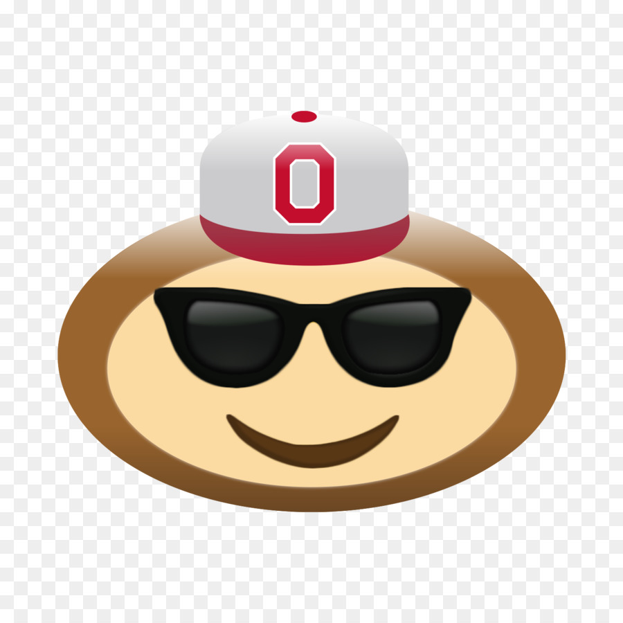 Ohio State University Tanzen Emoji-Ohio State Buckeyes football Brutus Buckeye - Sonnenbrille emoji