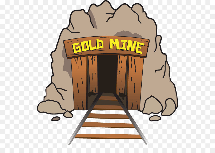 Miniere d'oro di estrazione del Carbone - miniere