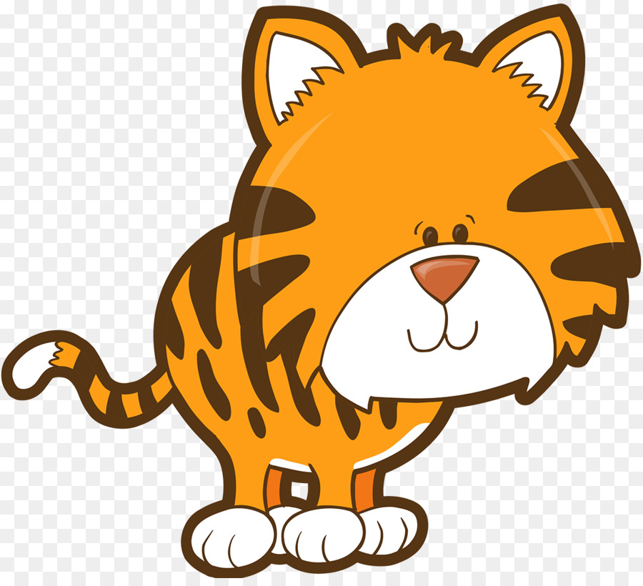 Baby Tiger Clip-art - cartoon Tier