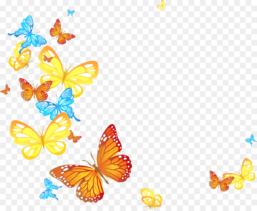Butterfly Papillon Hund, Transparenz und Transluzenz Clip-art - Schmetterling