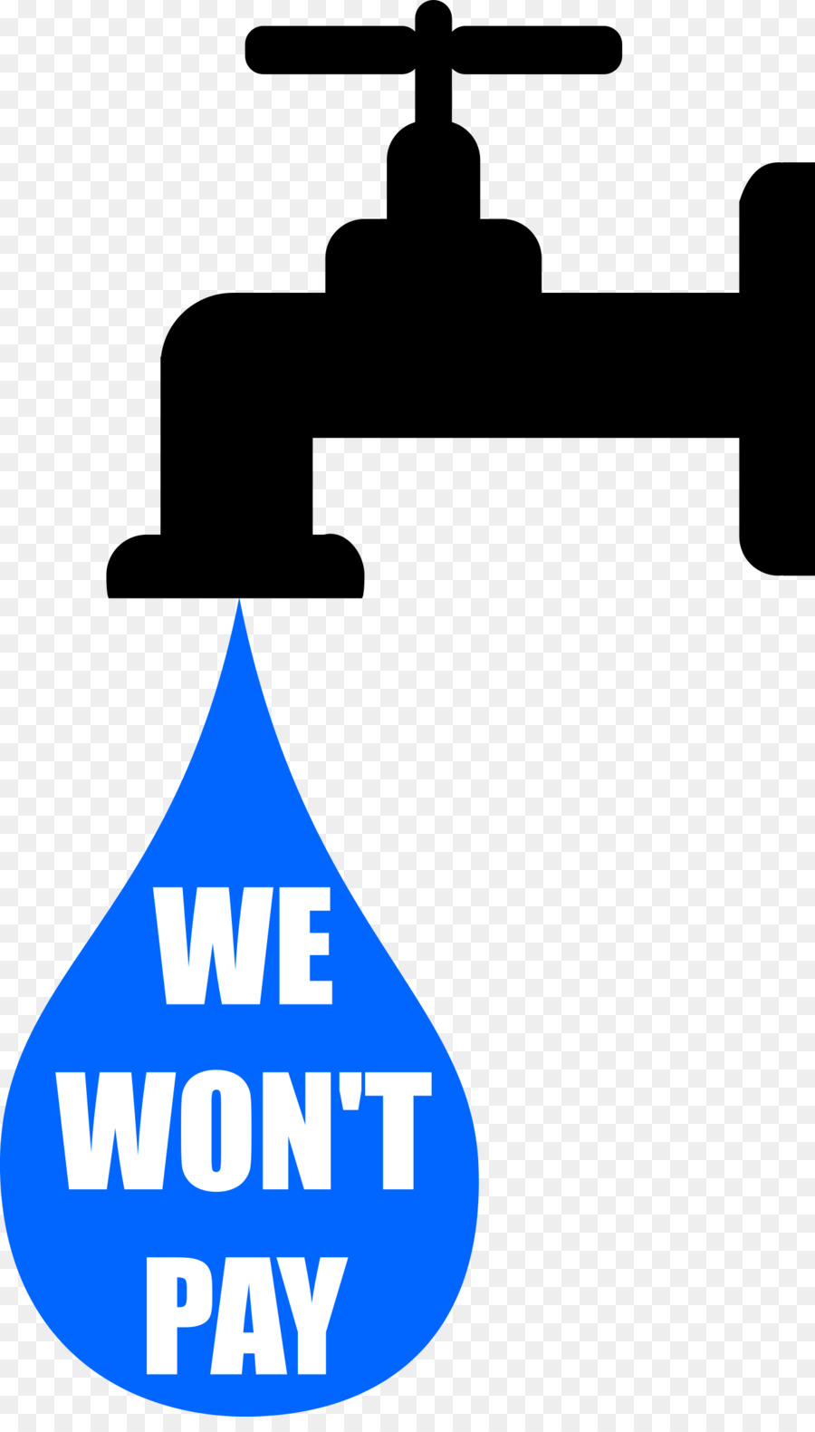 Trinkwasser Job Kontamination Clip-art - Steuer
