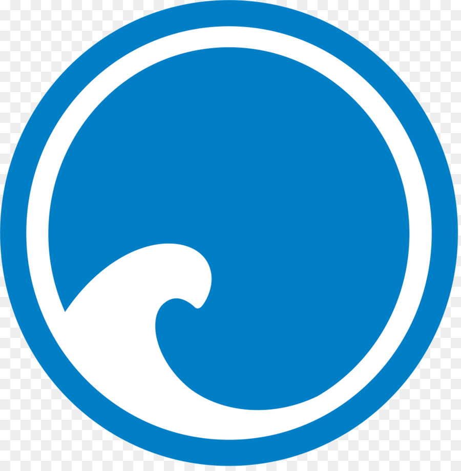 Markenzeichen-Symbol Kreis, Halbmond-Logo - Schallwelle