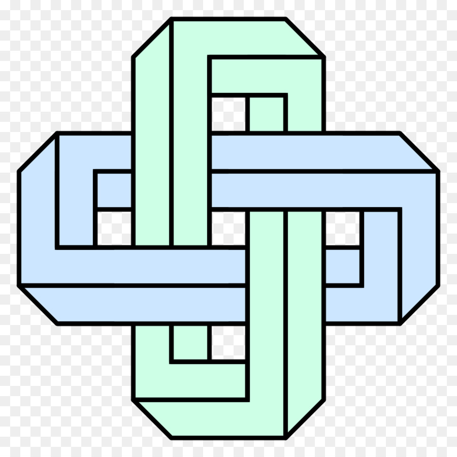 Penrose tam giác Clip nghệ thuật - nút thắt