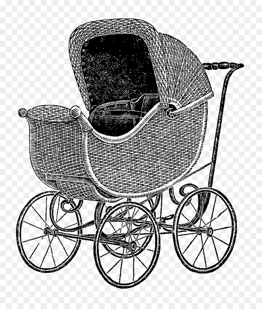 Baby-Transport-Vintage Baby Clip art - Kinderwagen baby
