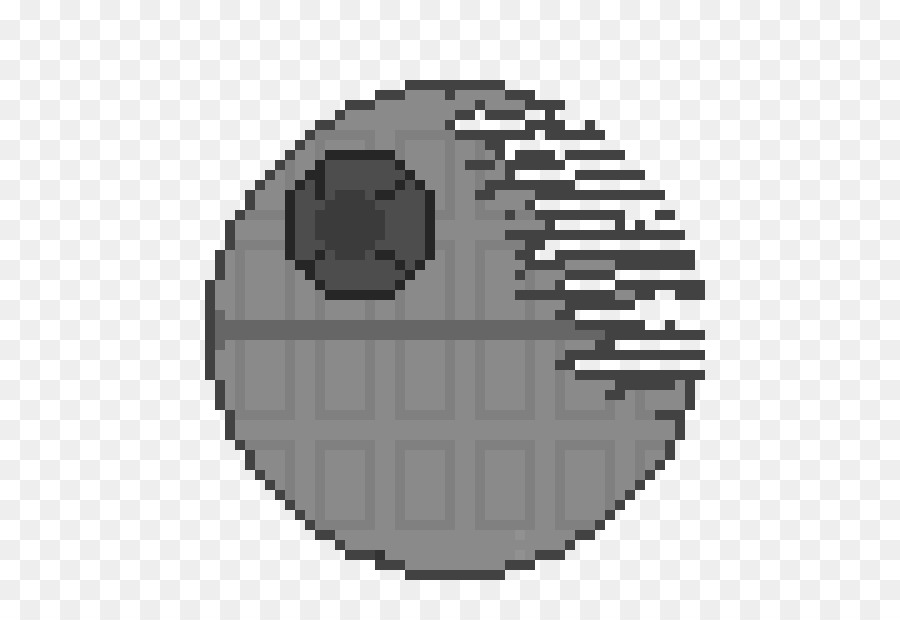 Pixel-Kunst-Death Star - Todesstern