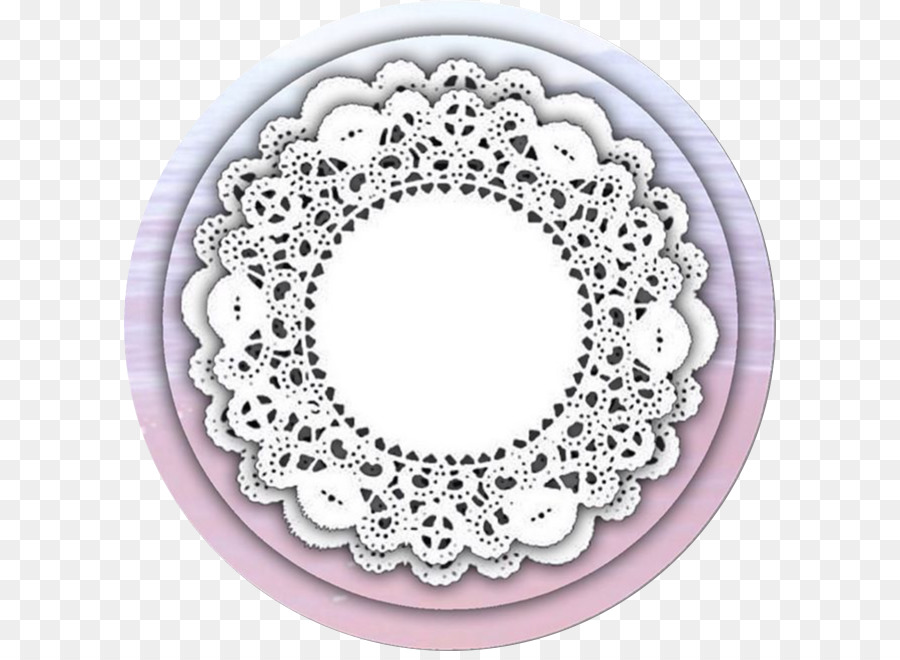 Textil-Pastell-Doily Computer-Icons - weiße Spitze