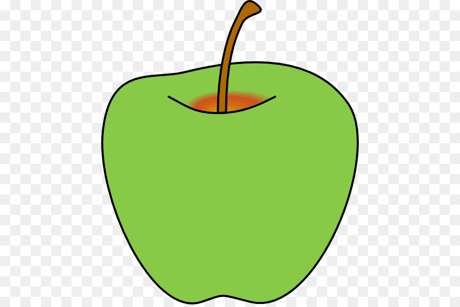 Apfel Obst Clip art - grüne apfelscheibe