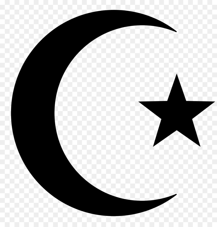 Stella e la mezzaluna Simboli dell'Islam Stelle poligoni in arte e cultura Clip art - l'islam