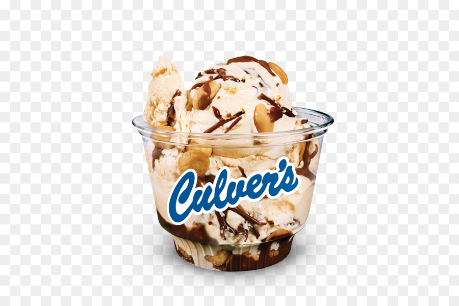 Ice cream Sundae-Eis-Culver ' s - Erdnuß