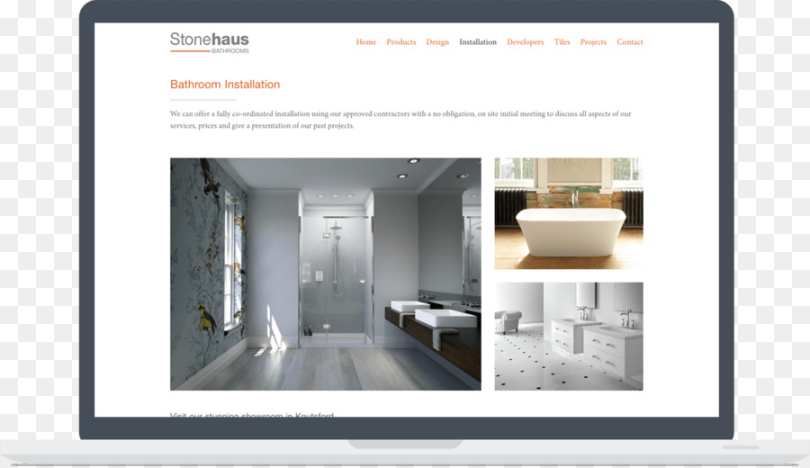 Bad Responsive web design Hansgrohe - Badezimmer Interieur