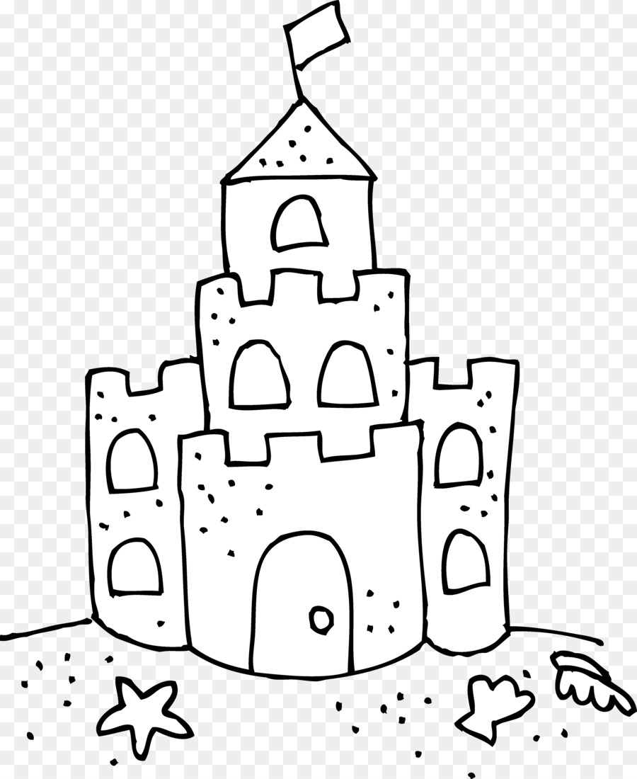 Cát nghệ thuật và chơi Màu Vẽ cuốn sách Clip nghệ thuật - lâu đài công chúa