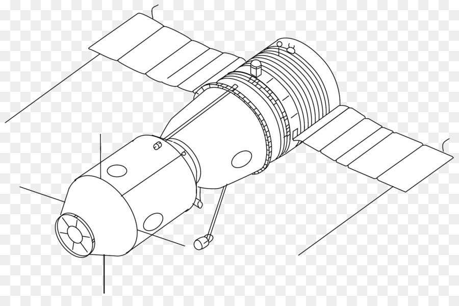Soyuz 1 Soyuz programma Soyuz-una navicella spaziale - disegno
