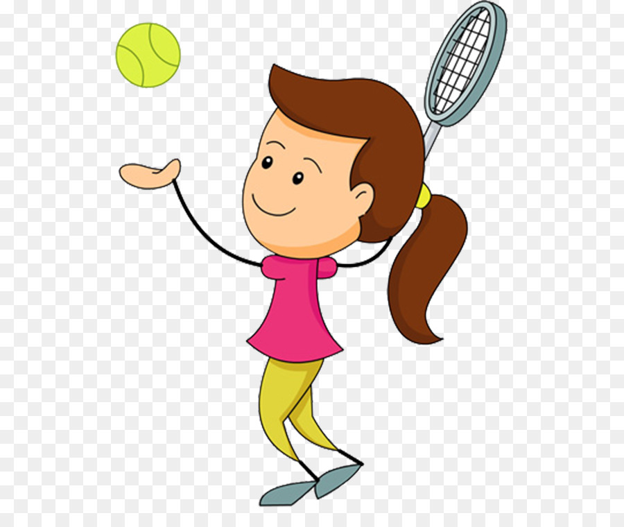 Tennis-Bälle Rückhand Clip-art - Kinder spielen