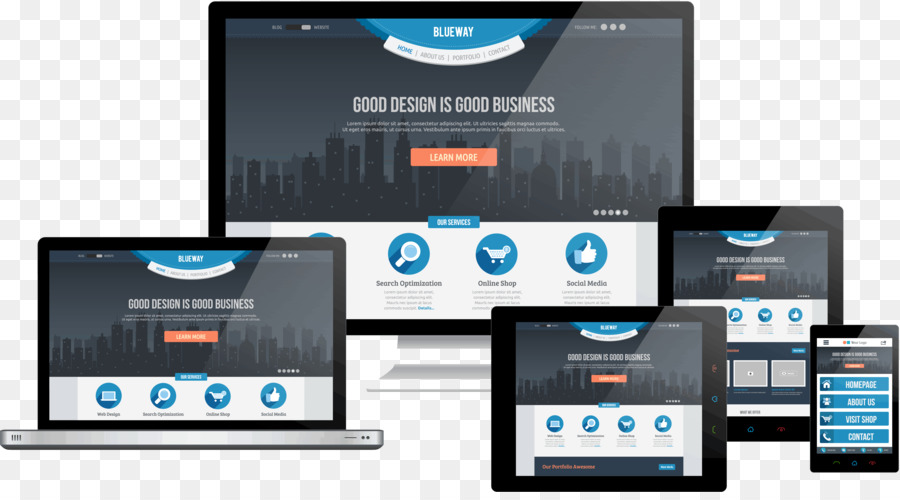 Web Entwicklung Digital marketing, Responsive web design - Web design