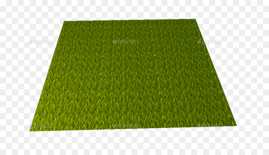 Rasen-Kunstrasen-Rechteck-Gräser - handbemalt