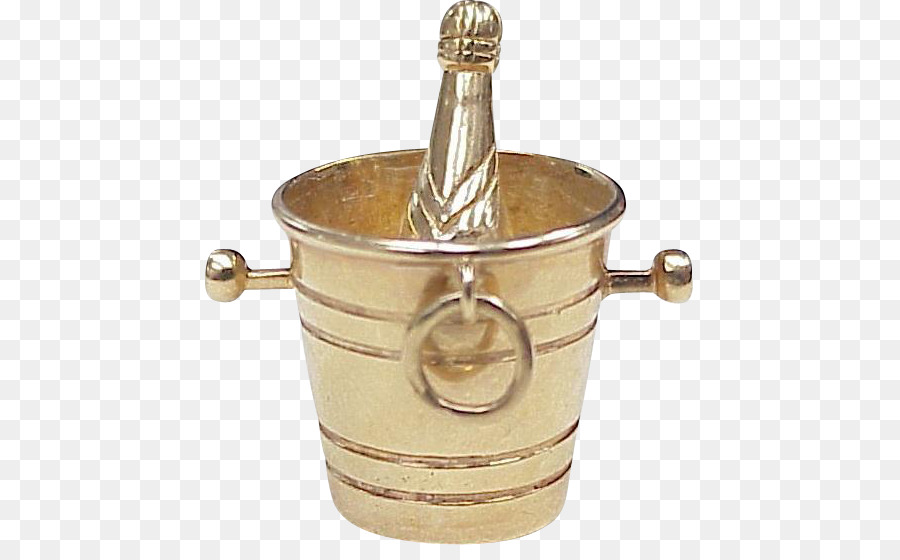 Oro Champagne Secchio Di Metallo Gioielleria - bottiglia di champagne