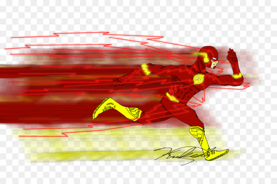 flash running drawing