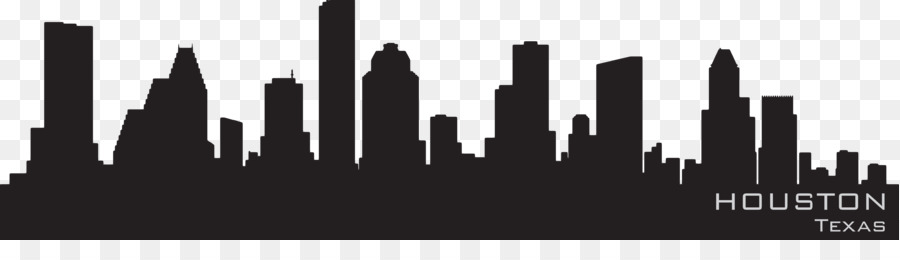 Houston Skyline Silhouette Disegno - Houston Texans
