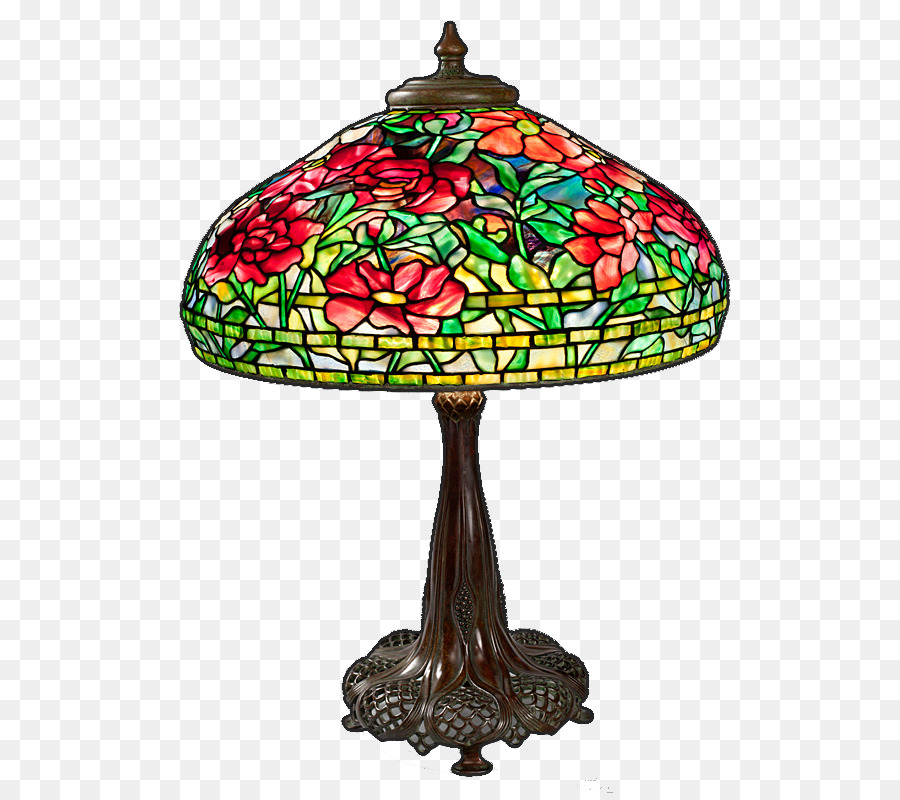 Tiffany-Lampe Tisch-Leuchte-Buntglas - Leuchter