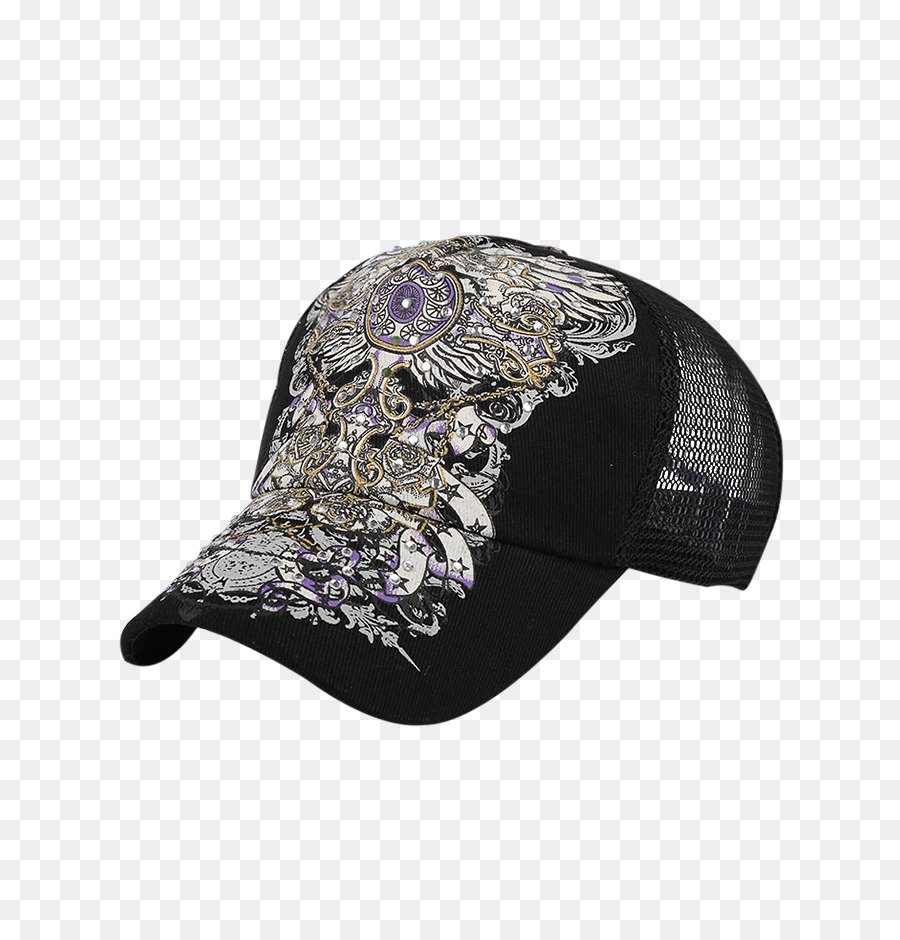 Baseball Kappe Hut Kopfbedeckung - handbemalt