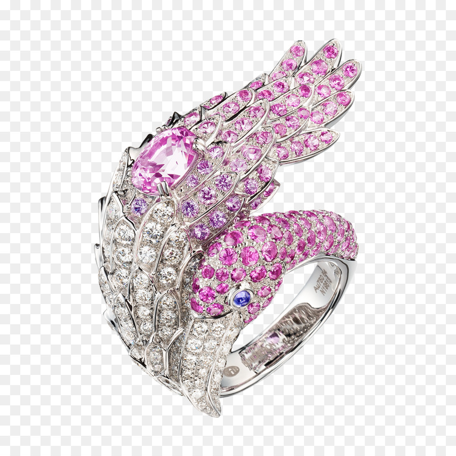 Orecchino Gioielli Boucheron anello di Fidanzamento - Fenicotteri