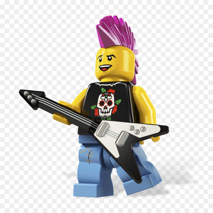 Lego Minifigure Lego Pazzo Punk rock - Il film Lego