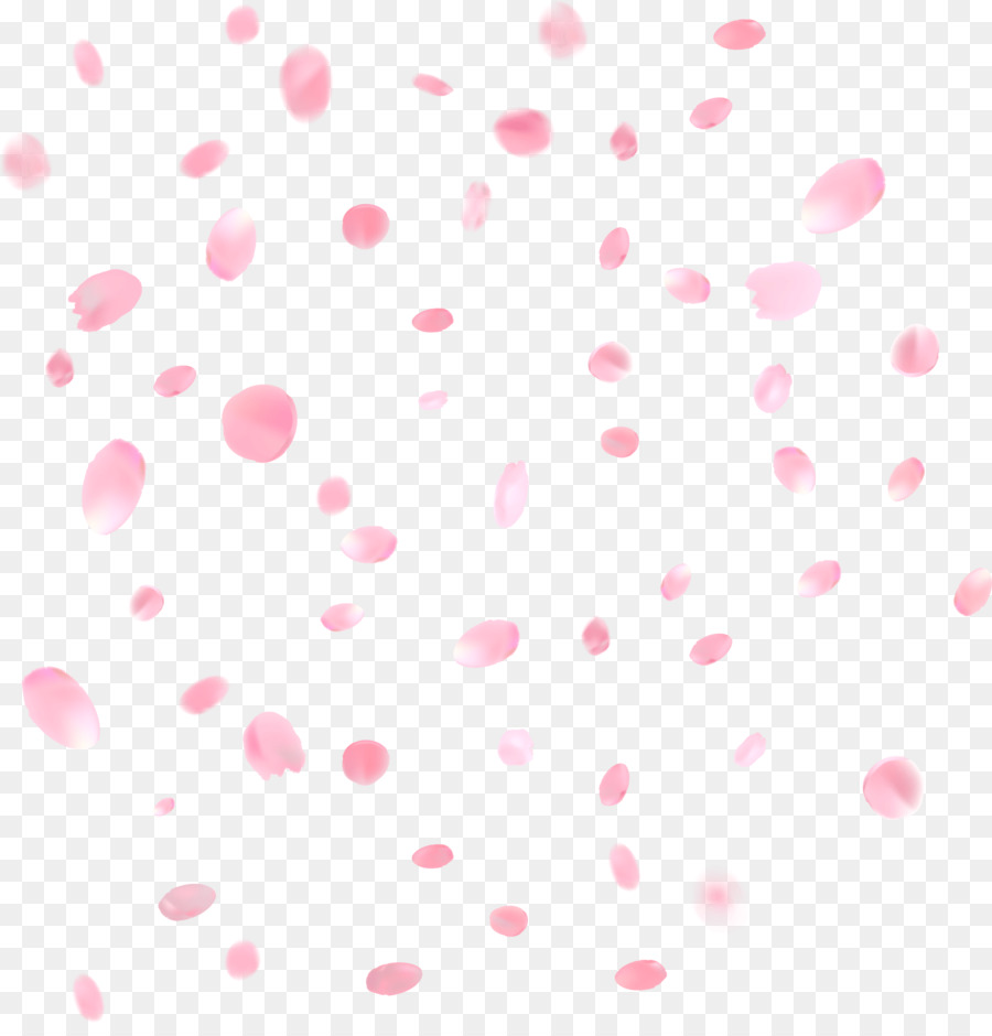 Polka Punkt Linie Punkt Muster - Kirschblüten