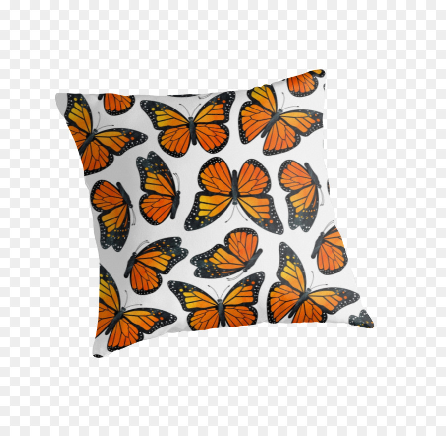 Monarch butterfly Nymphalidae Bestäuber-Throw-Kissen - Roter Schmetterling