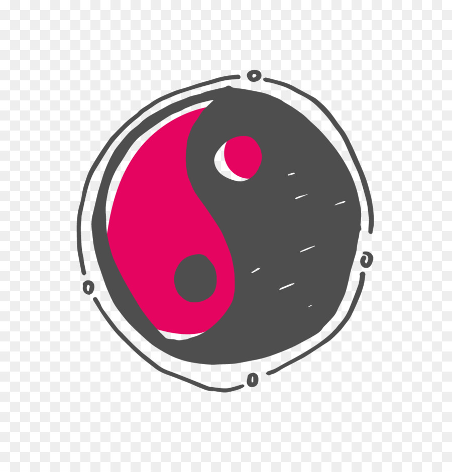 Màu Đỏ Sậm Màu Tím Tím Maroon Logo - Ying yang