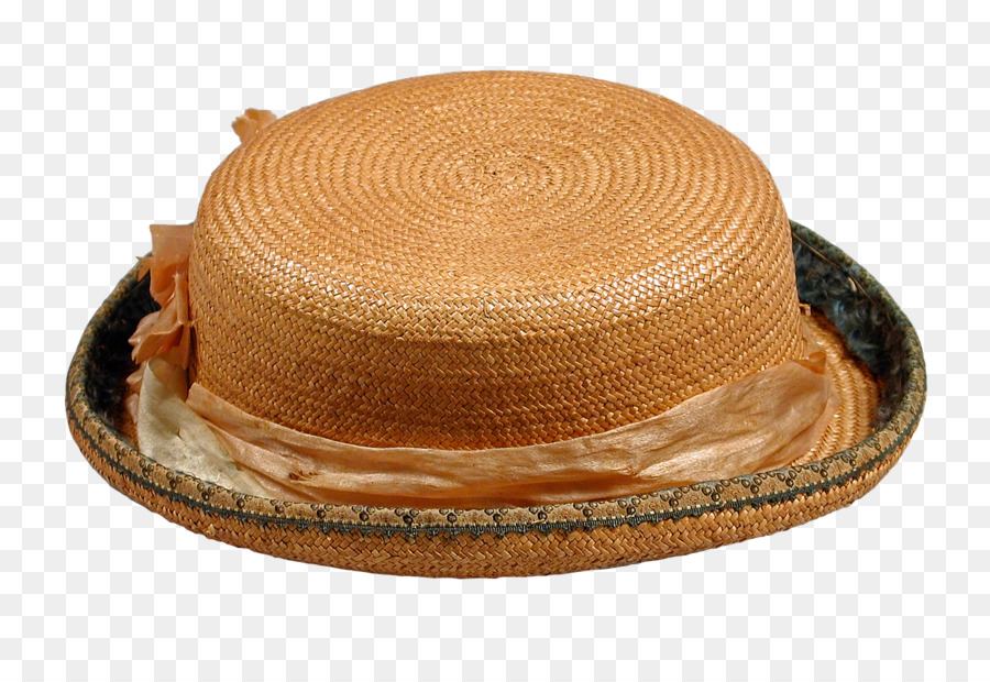 Cappello di paglia Chef uniforme pork pie hat - vecchio sfondo
