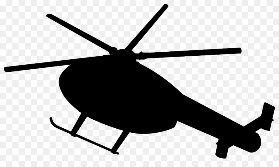 Hubschrauber Sikorsky UH-60 Black Hawk Boeing AH-64 Apache-Bell UH-1 Iroquois-clipart - Silhouetten