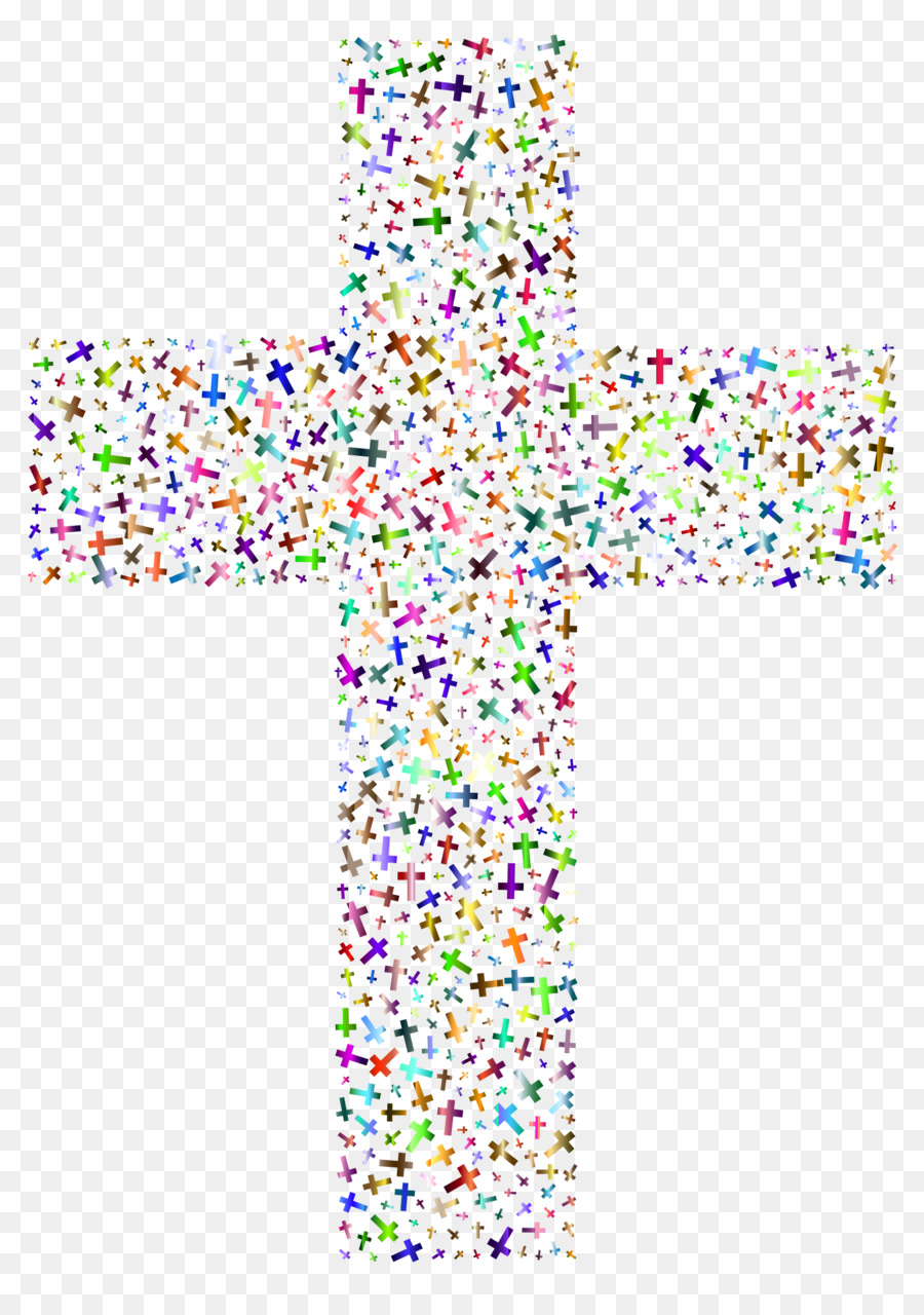 Christian Kreuz-christliche Symbolik die Farbe Clip art - Cruz