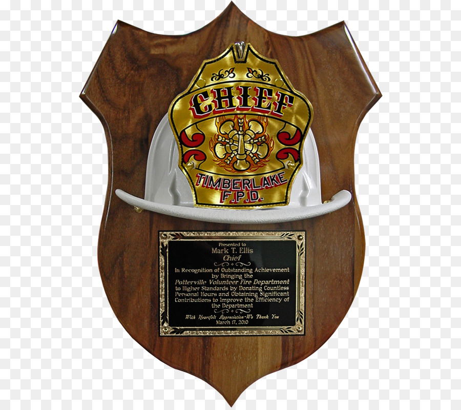 Pompiere casco, targa Commemorativa Incisione - 