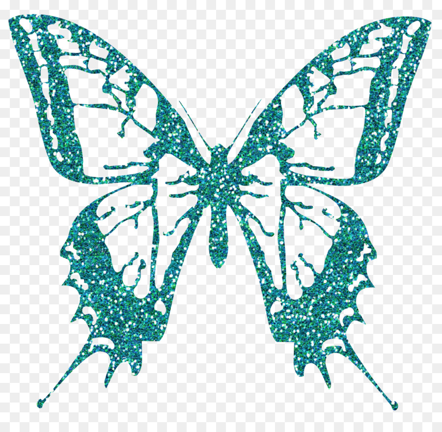 Farfalla di coda forcuta Papilio multicaudata Clip art - farfalla