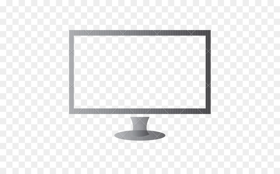 Monitor di Computer al dispositivo di Visualizzazione del Monitor del Computer Accessorio forma Geometrica - Computer Vettoriale
