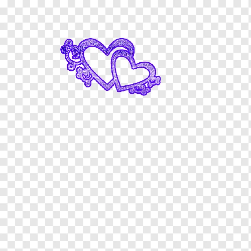 Glitter Cuore Clip art - rosa glitter