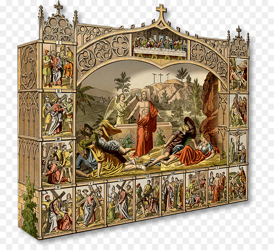 Bibbia Risurrezione di Gesù il Cristianesimo Diorama Stazioni della via crucis - gesù pasqua
