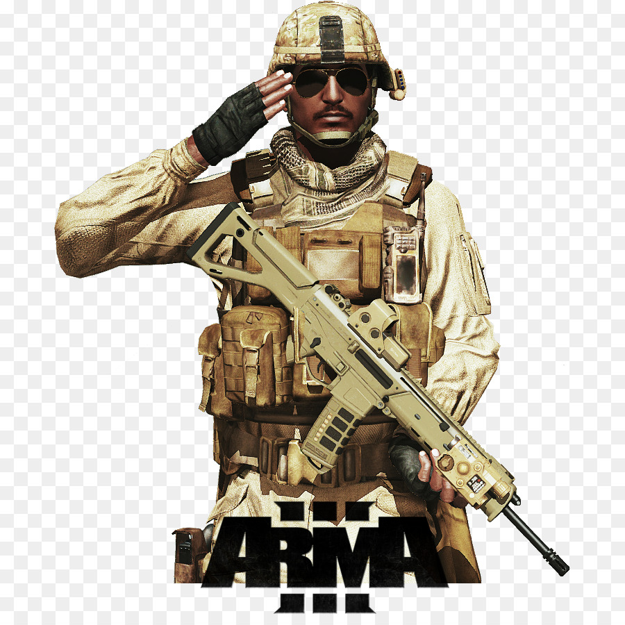 ARMA 3, Soldat-Militär-Waffen Armee - Wüste