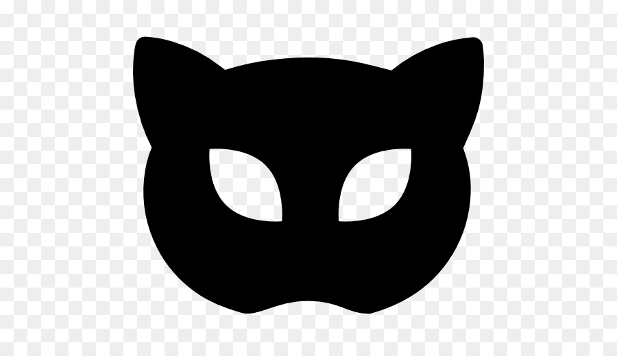 Con mèo đen con Mèo Máy tính Biểu tượng Carnival - lễ hội mặt nạ