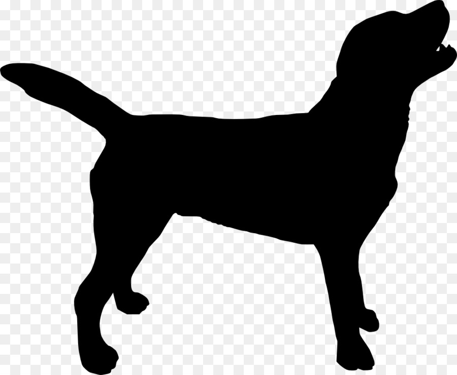 Labrador Retriever Silhouette Puppy Clip art - cani
